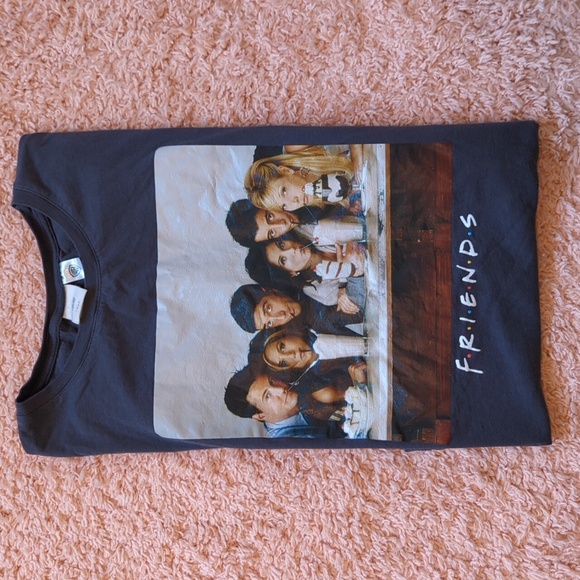 H&M Friends TV Show Graphic Grey Short‎ Sleeve Tee Shirt Size XL - Picture 1 of 4